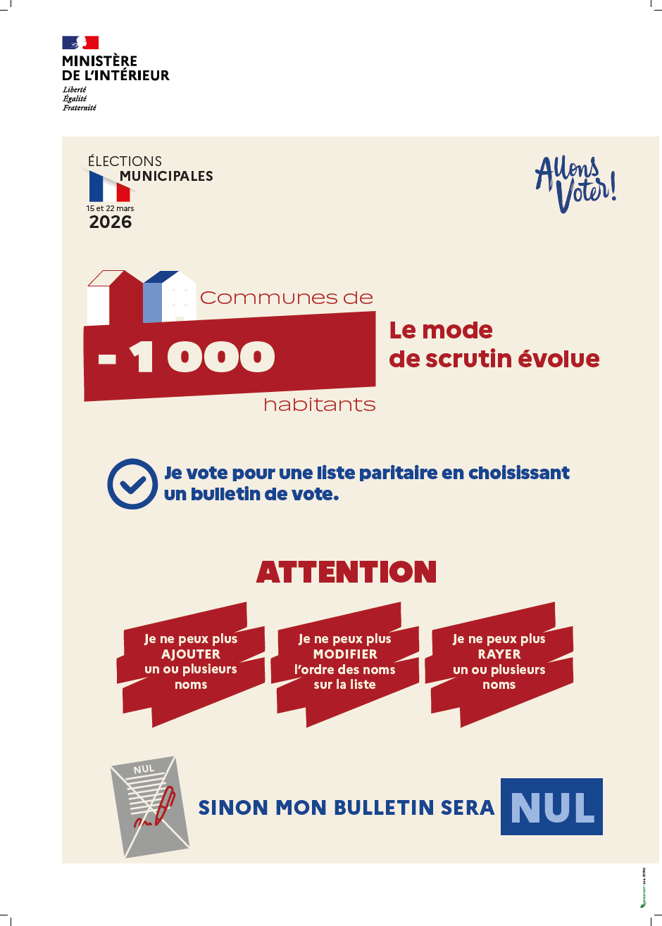 Affiche fin panachage