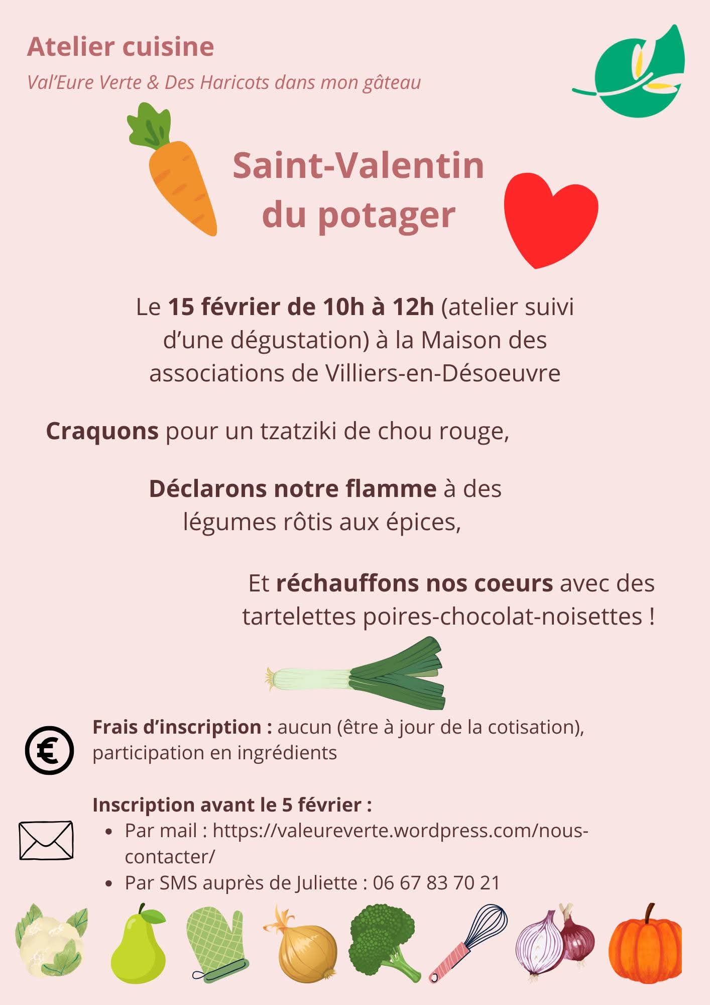Atelier cuisine st valentin