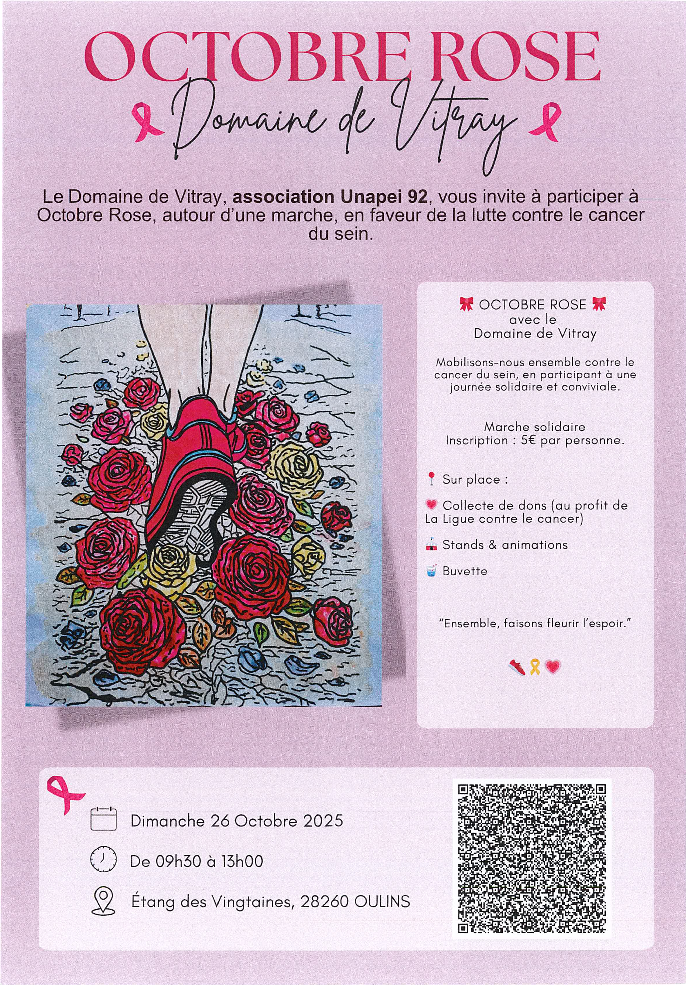 Octobre Rose Vitray Octobre Rose Vitray